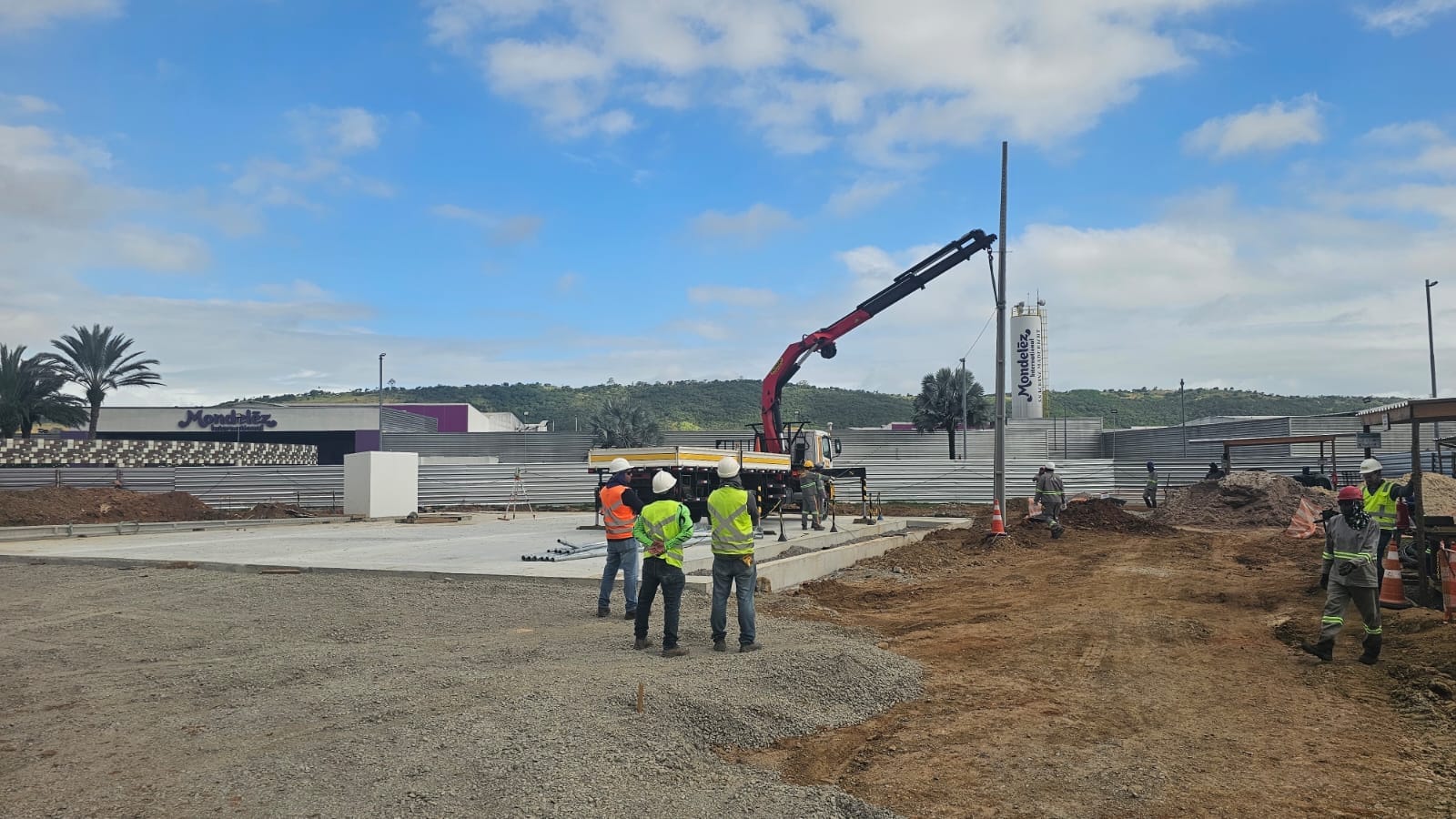 Obra Mondelez Projeto Biometano - vista 8
